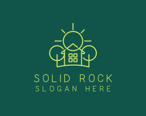 Green Residential Housing logo design