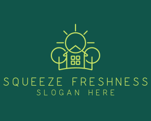 Green Residential Housing logo design