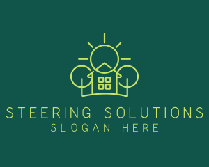 Green Residential Housing logo design