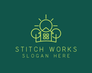 Green Residential Housing logo design