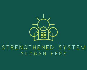 Green Residential Housing logo design