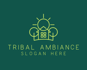 Green Residential Housing logo design