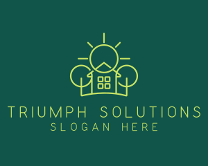 Green Residential Housing logo design