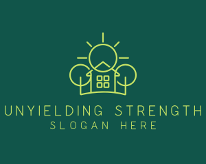 Green Residential Housing logo design