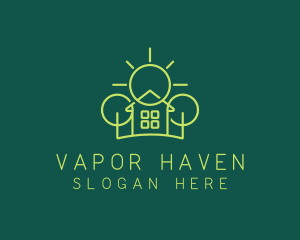 Green Residential Housing logo design