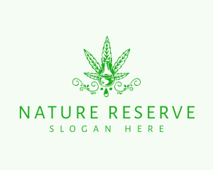 Natural Marijuana Extract logo design