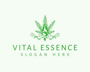 Natural Marijuana Extract logo design