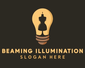 Lightbulb Mannequin Dressmaker logo