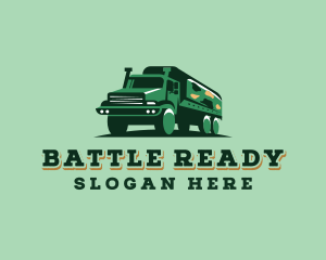 Military Truck Vehicle logo