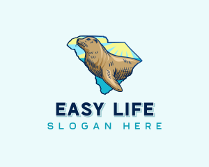 South Carolina Sea Lion logo design