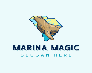 South Carolina Sea Lion logo design