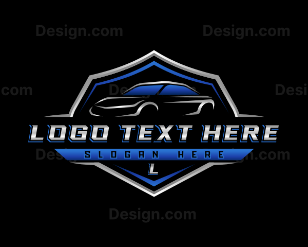 Sedan Car Detailing Logo