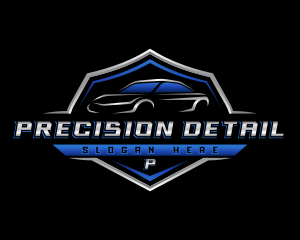 Sedan Car Detailing logo design