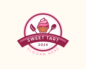 Cupcake Baking Dessert logo design