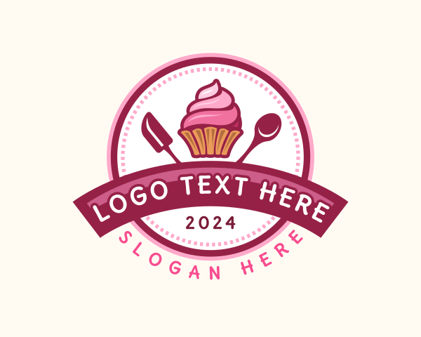 Cupcake logo example 1