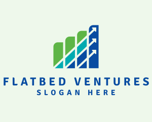 Business Graph Investment logo design