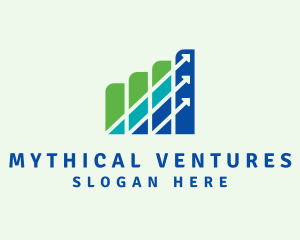 Business Graph Investment logo design