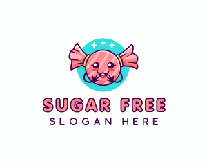 Cute Candy Sweet logo design