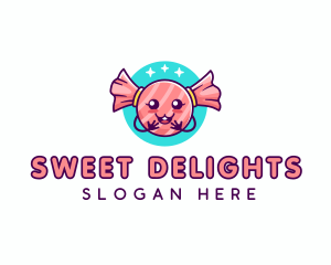 Cute Candy Sweet logo design