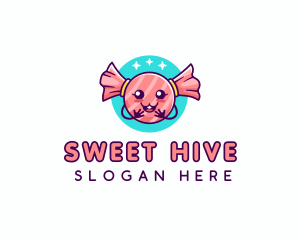 Cute Candy Sweet logo design