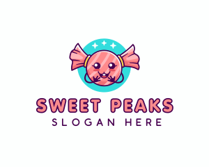 Cute Candy Sweet logo design