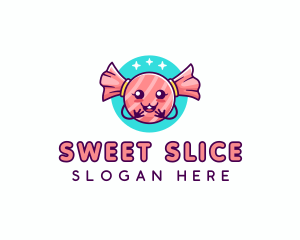 Cute Candy Sweet logo design