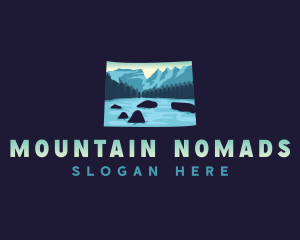 Lake Mountain Colorado logo design