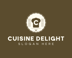 Chef Culinary Badge logo design