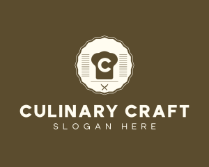 Chef Culinary Badge logo design