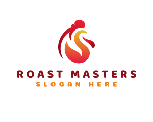 Chicken Roast Grill logo design