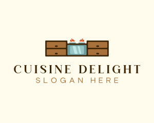 Culinary Kitchen Stove logo design