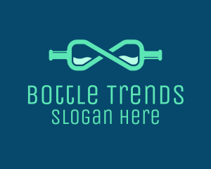 Infinity Wine Bottle logo