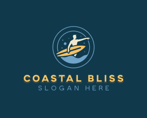 Men Surfing Beachwear  logo