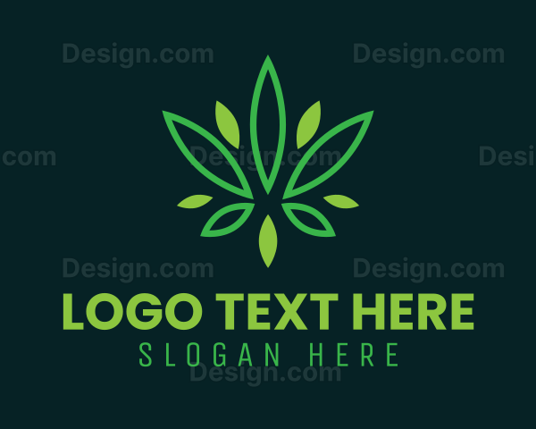 Cannabis Plant Oil Logo