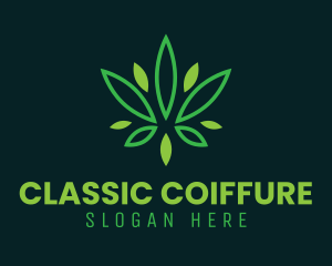 Cannabis Plant Oil logo design