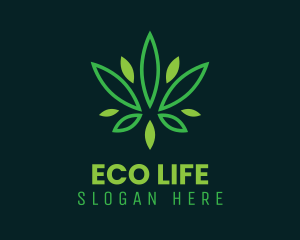 Cannabis Plant Oil logo design