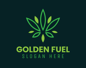 Cannabis Plant Oil logo design