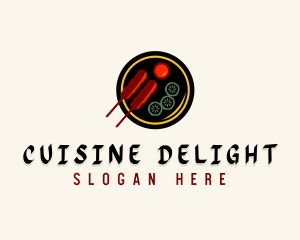 Kebab Skewers Restaurant logo design