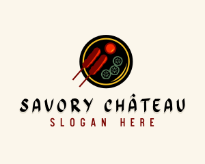 Kebab Skewers Restaurant logo design