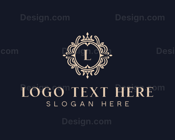 Luxury Hotel Floral Logo