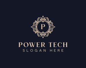 Luxury Hotel Floral Logo