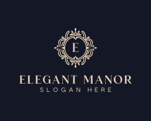 Luxury Hotel Floral logo design