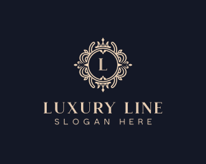 Luxury Hotel Floral logo design