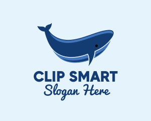 Blue Ocean Whale logo design