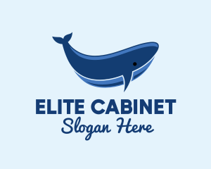 Blue Ocean Whale logo design