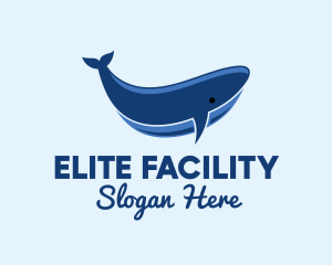 Blue Ocean Whale logo design