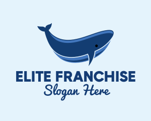 Blue Ocean Whale logo design