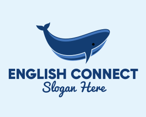 Blue Ocean Whale logo design