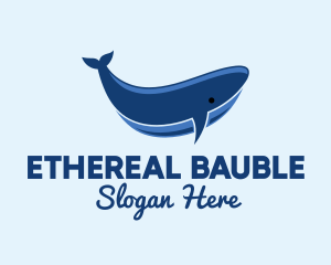 Blue Ocean Whale logo design