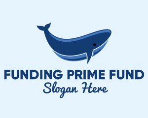 Blue Ocean Whale logo design